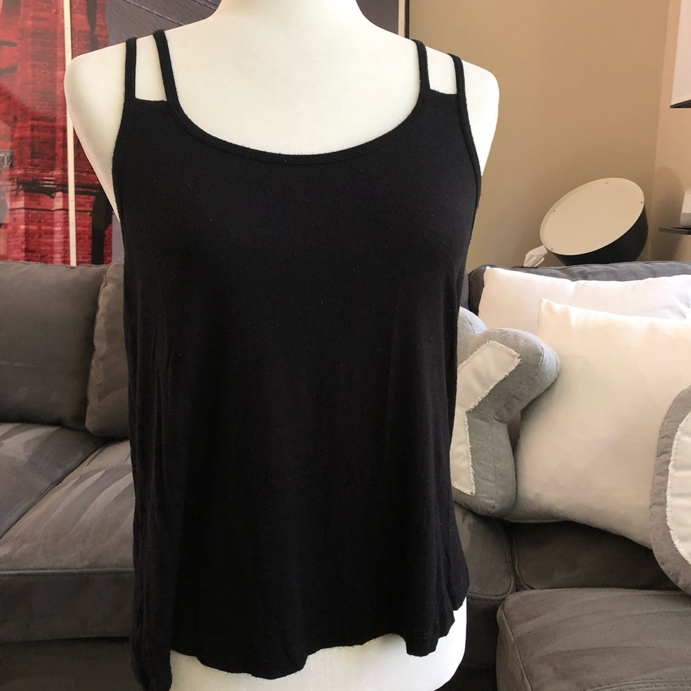 Black tank top